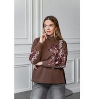 Sweatshirt in khaki color Strength of Traditions 